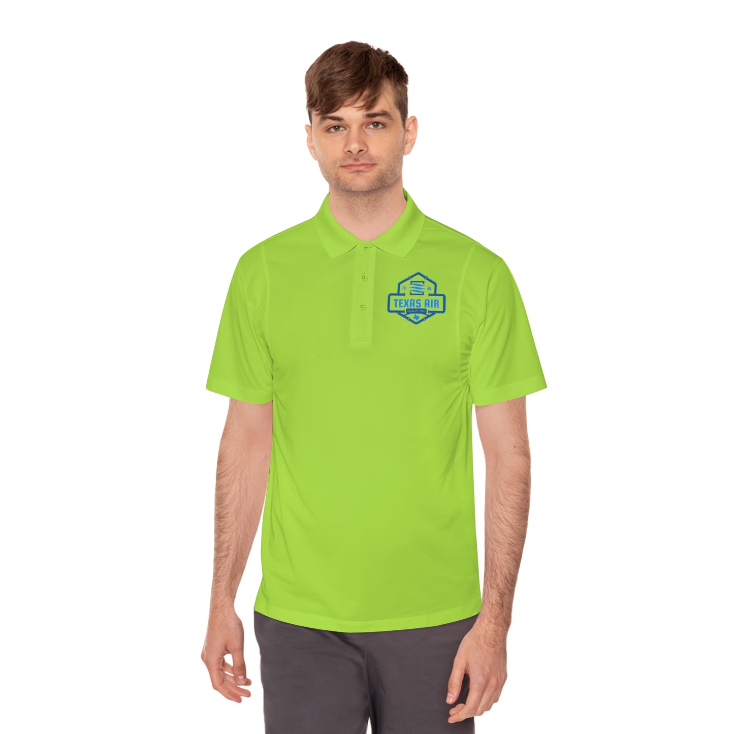 Men's Polo Shirt - Texas Air Quality Pro Wear
