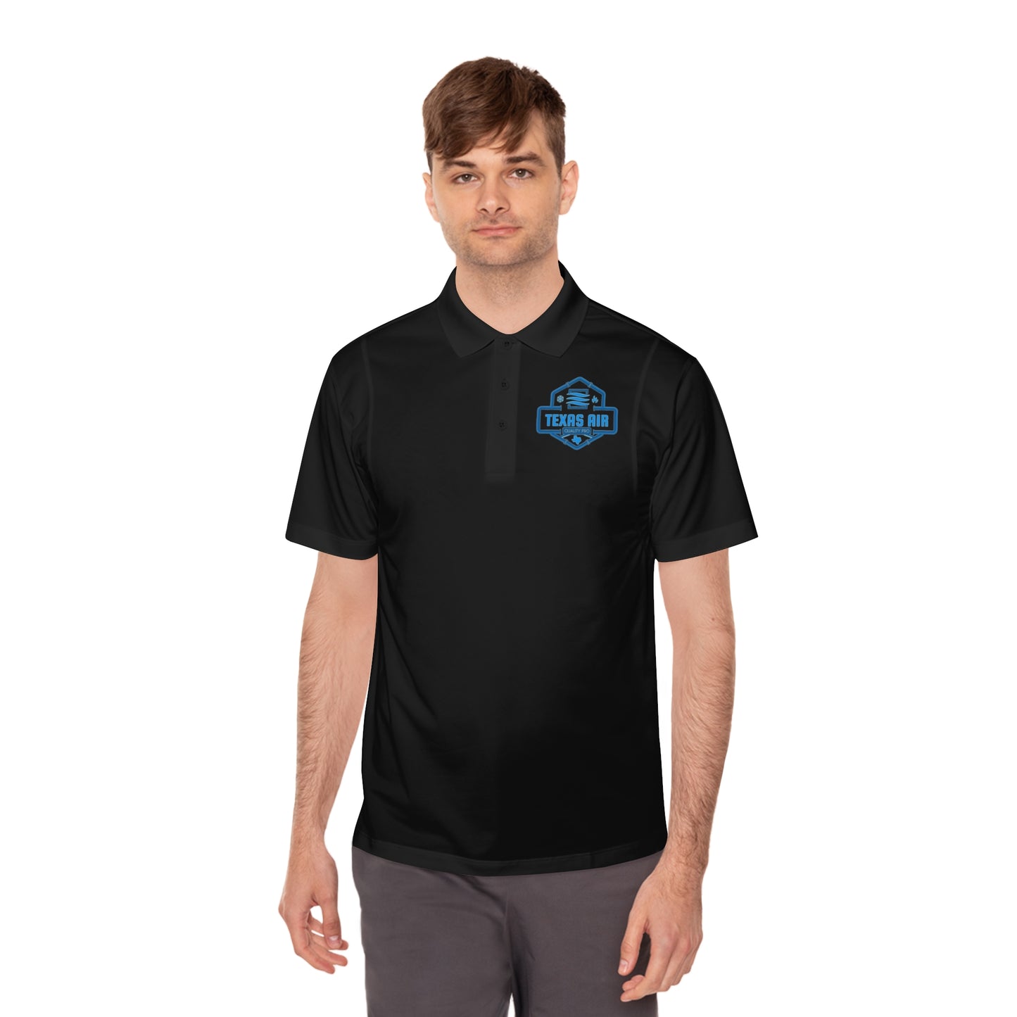 Men's Polo Shirt - Texas Air Quality Pro Wear