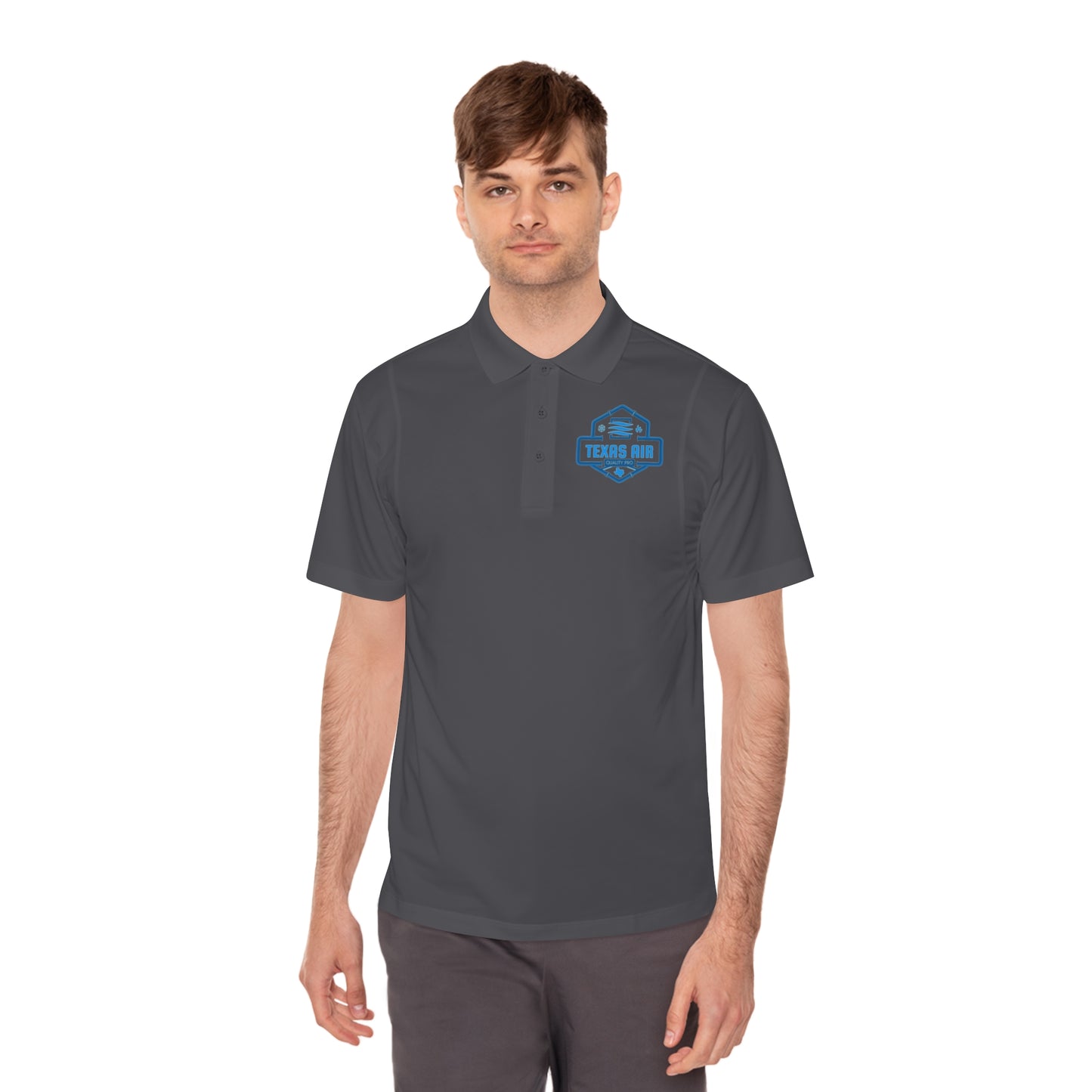 Men's Polo Shirt - Texas Air Quality Pro Wear