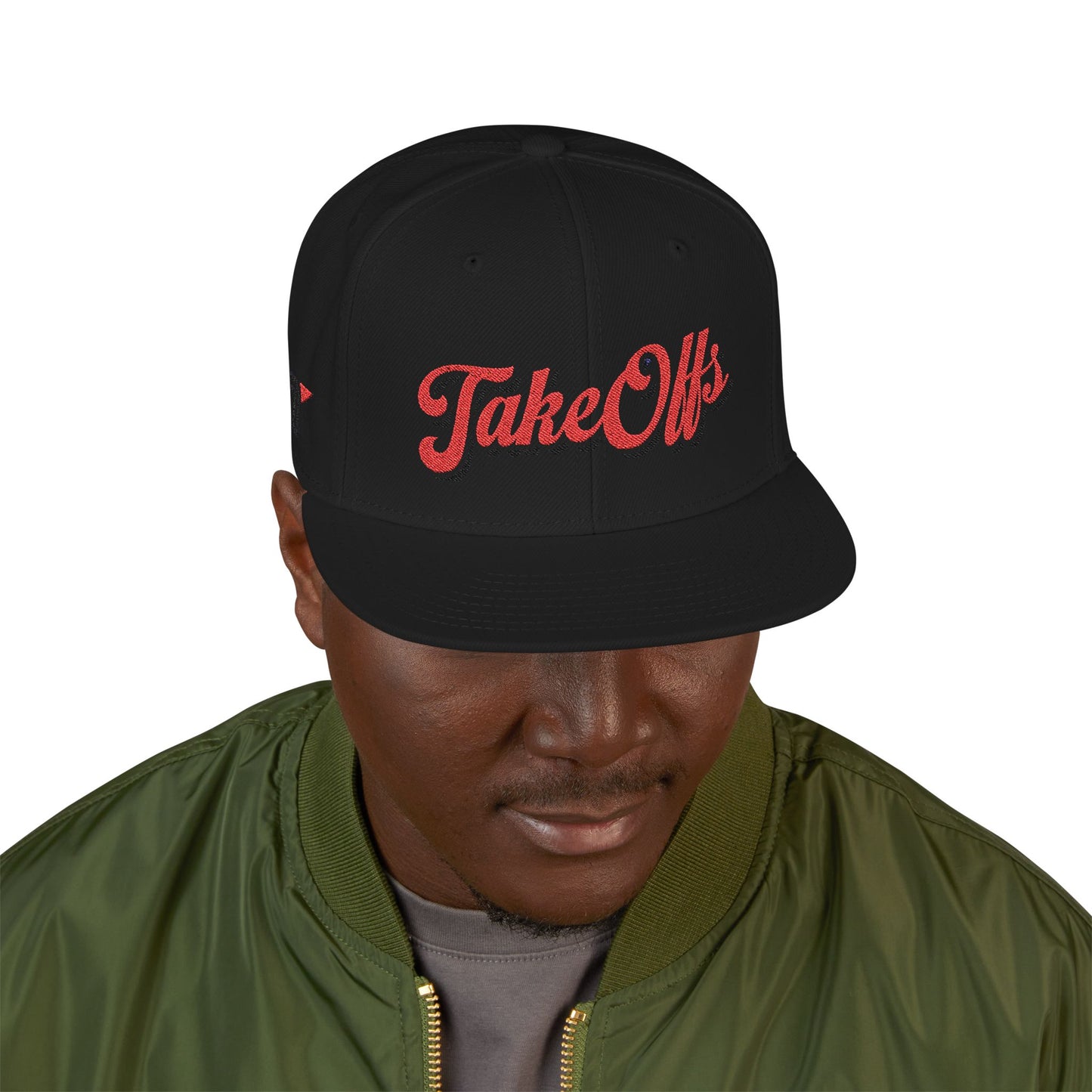 Stylish Snapback Hat with Bold Embroidery, Gift for Trendsetters, Streetwear Essential, Perfect for Festivals, Comfortable Everyday Use