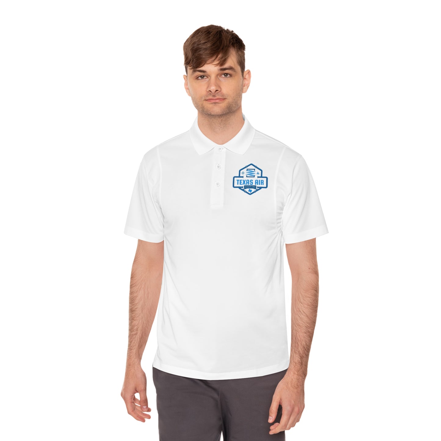 Men's Polo Shirt - Texas Air Quality Pro Wear