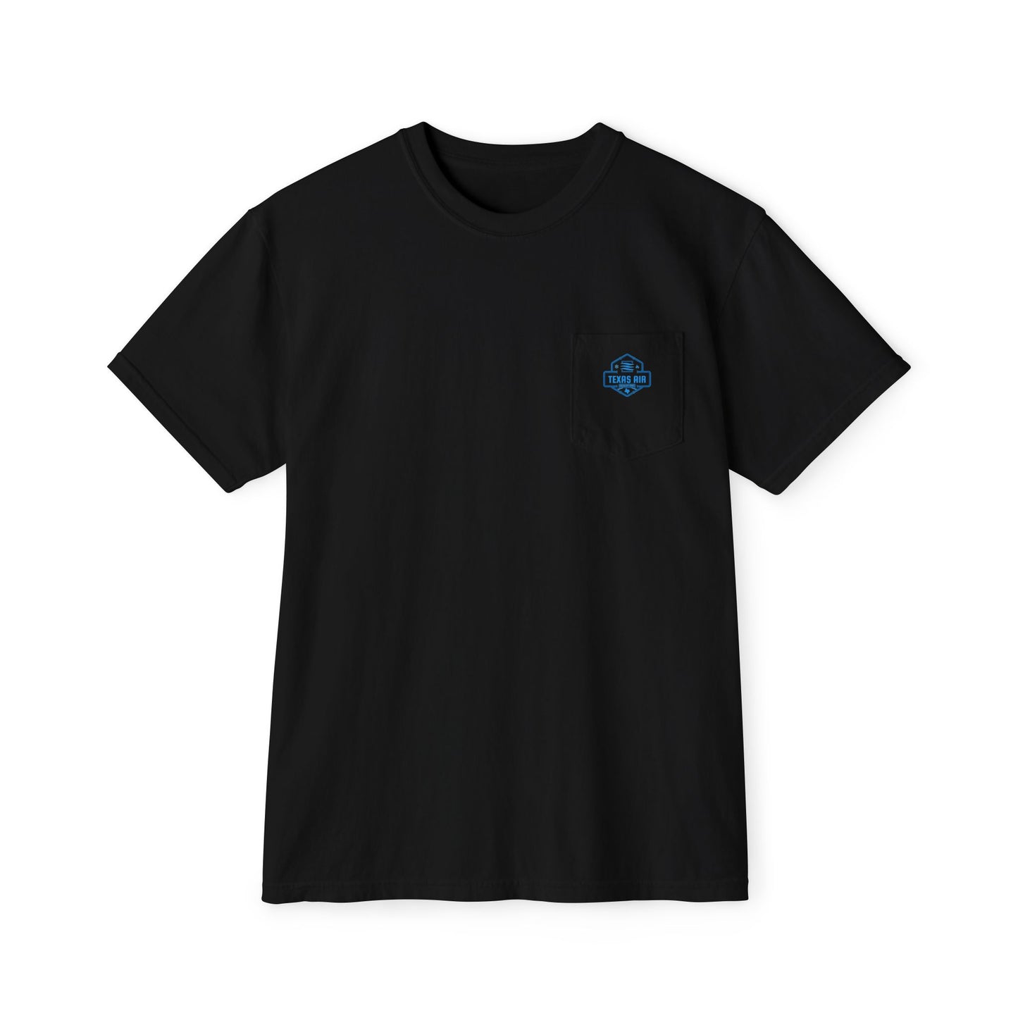 Texas Air Unisex Garment-Dyed Pocket T-Shirt, Casual Tee, Summer Wear, Outdoor Activity, Gift for Air Conditioning Technicians