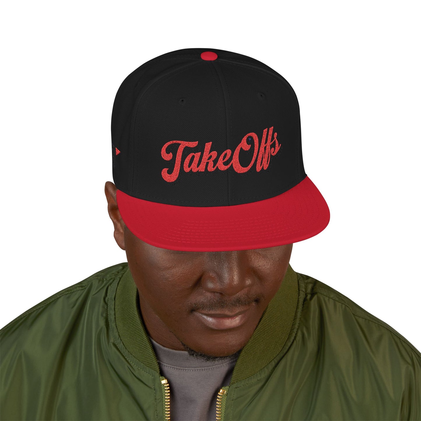 Stylish Snapback Hat with Bold Embroidery, Gift for Trendsetters, Streetwear Essential, Perfect for Festivals, Comfortable Everyday Use