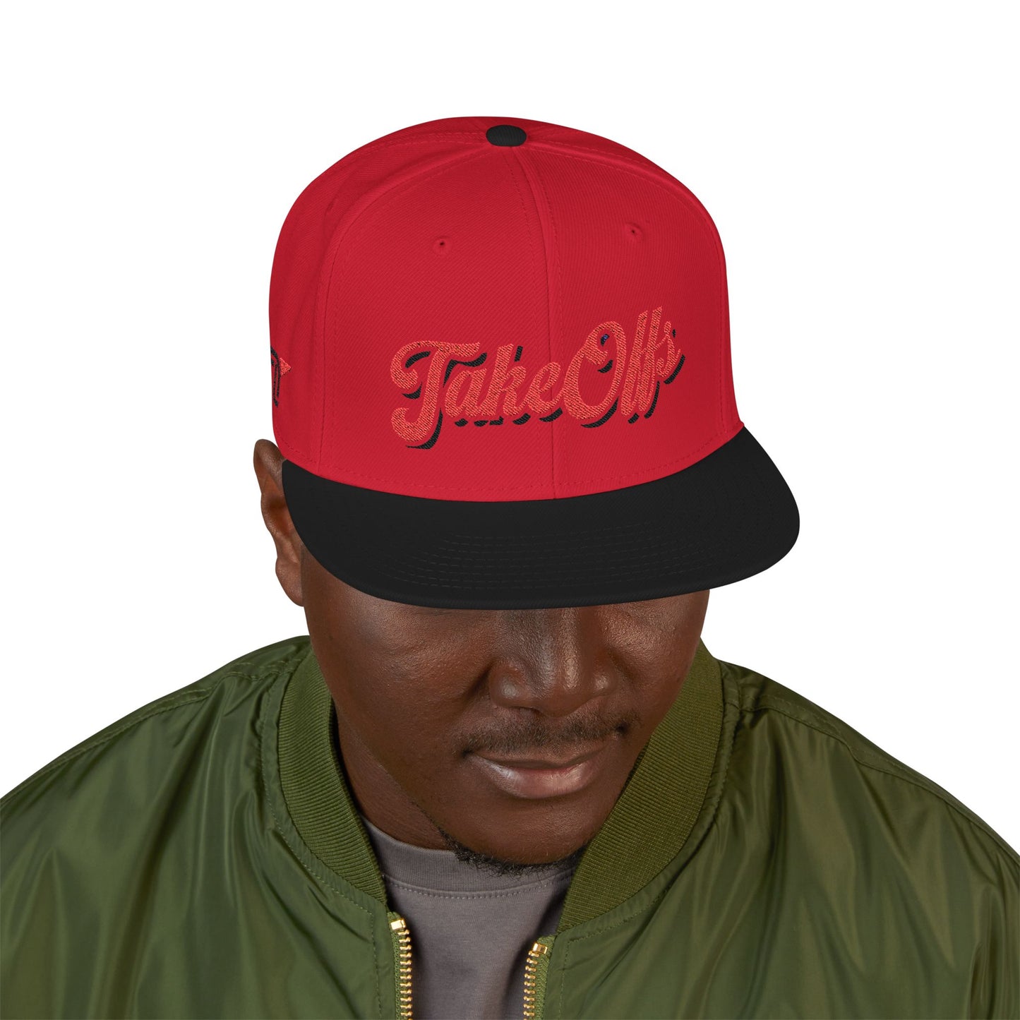 Stylish Snapback Hat with Bold Embroidery, Gift for Trendsetters, Streetwear Essential, Perfect for Festivals, Comfortable Everyday Use