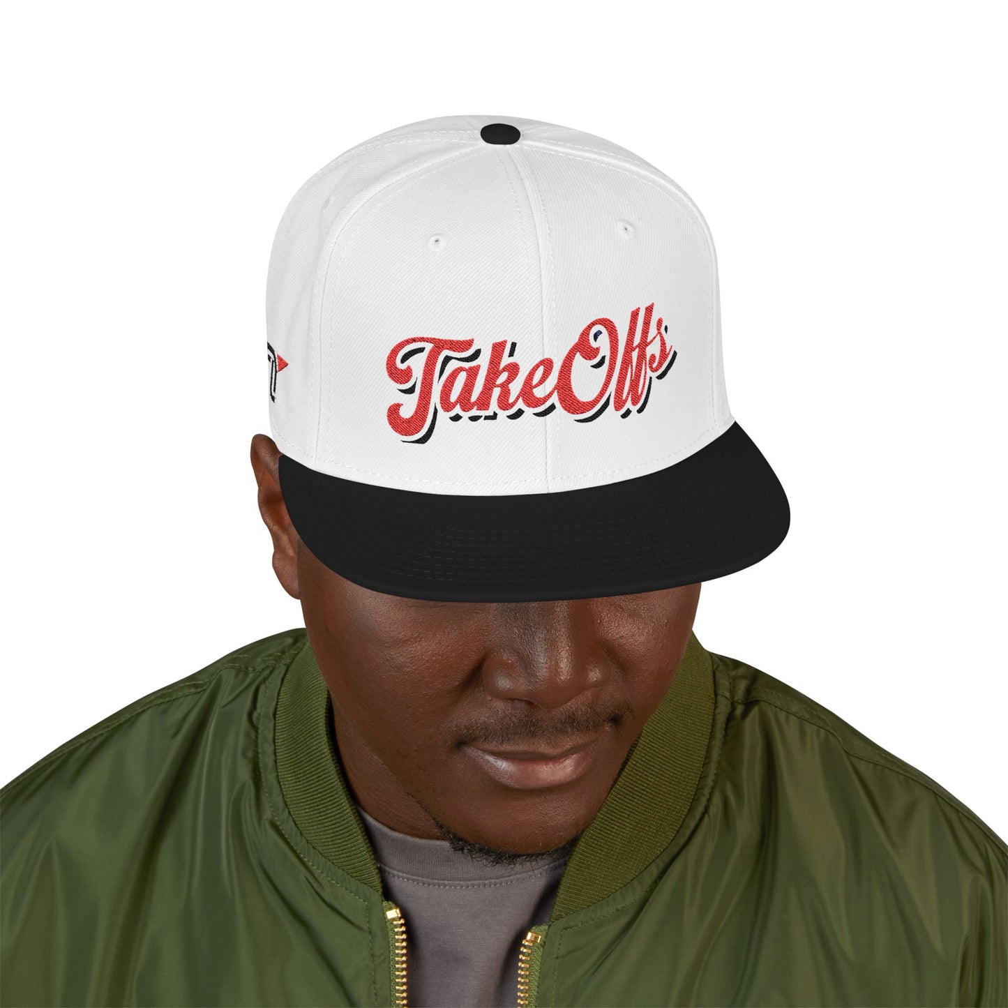 Stylish Snapback Hat with Bold Embroidery, Gift for Trendsetters, Streetwear Essential, Perfect for Festivals, Comfortable Everyday Use