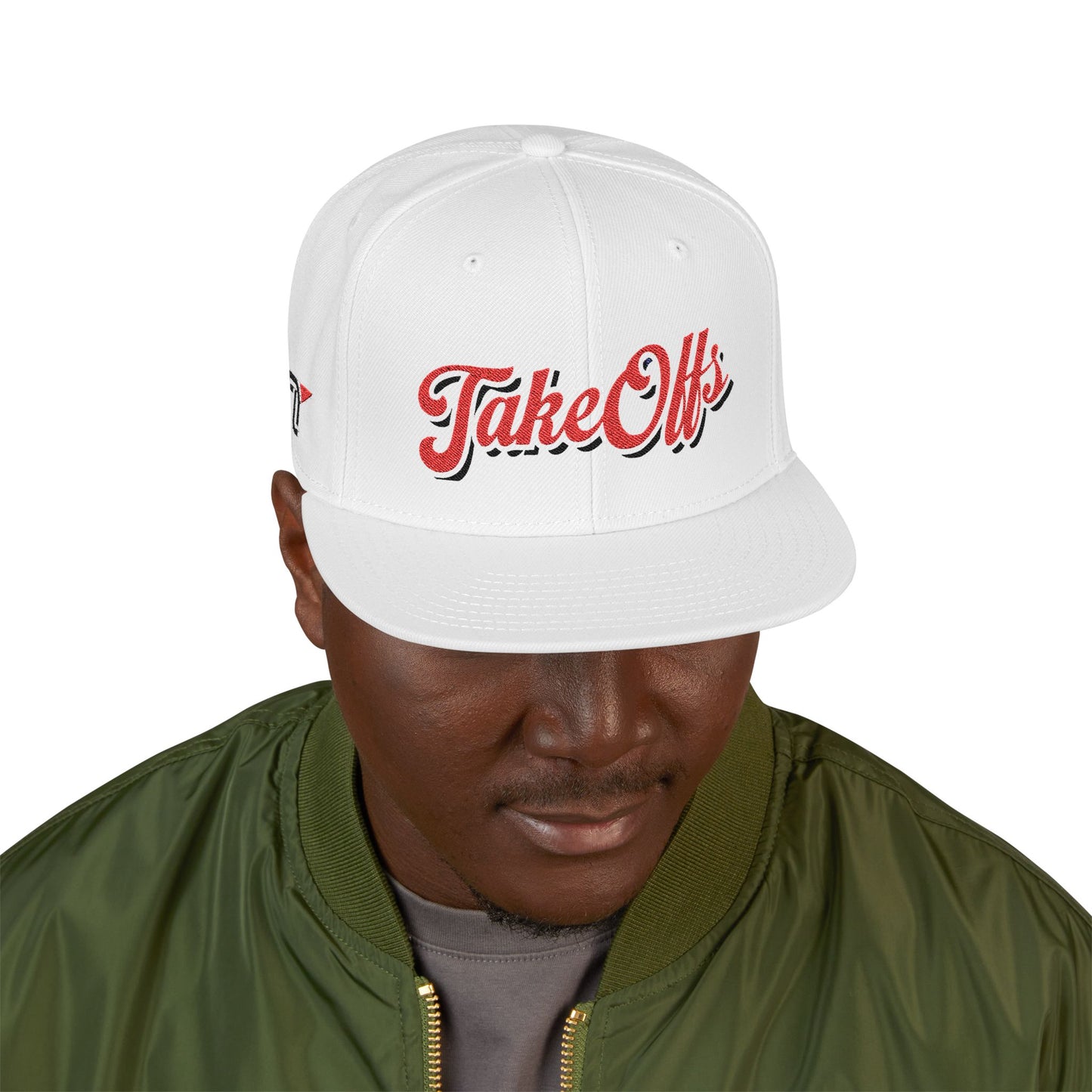 Stylish Snapback Hat with Bold Embroidery, Gift for Trendsetters, Streetwear Essential, Perfect for Festivals, Comfortable Everyday Use